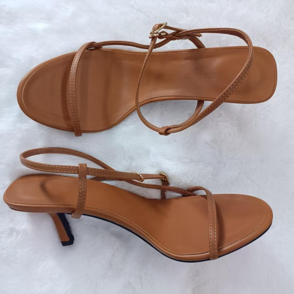 Casual Sandal Leather - Sandali Estivi da Donna Nuovi con