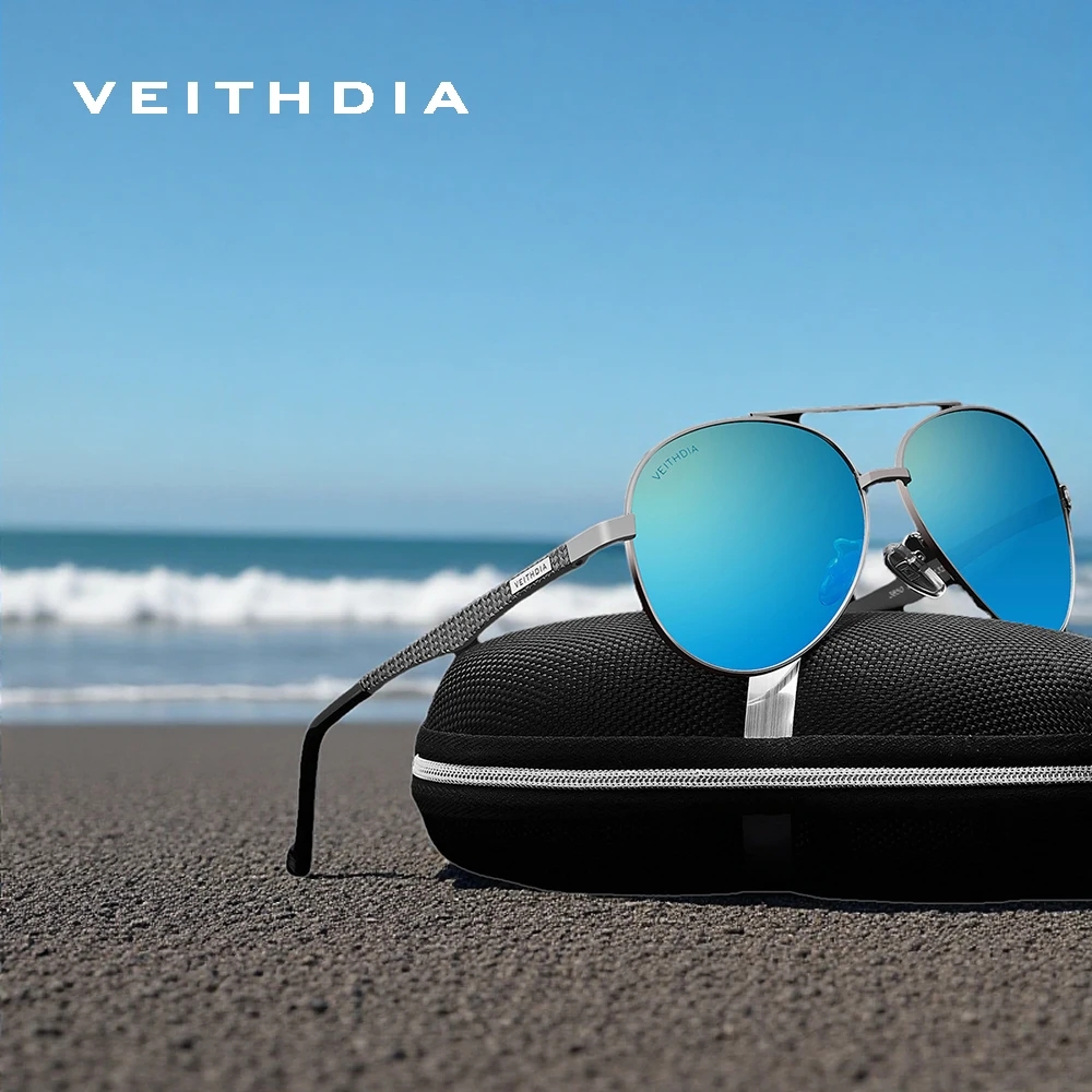 Sunglasses Aviator Polarized - VEITHDIA Occhiali da sole da pilota
