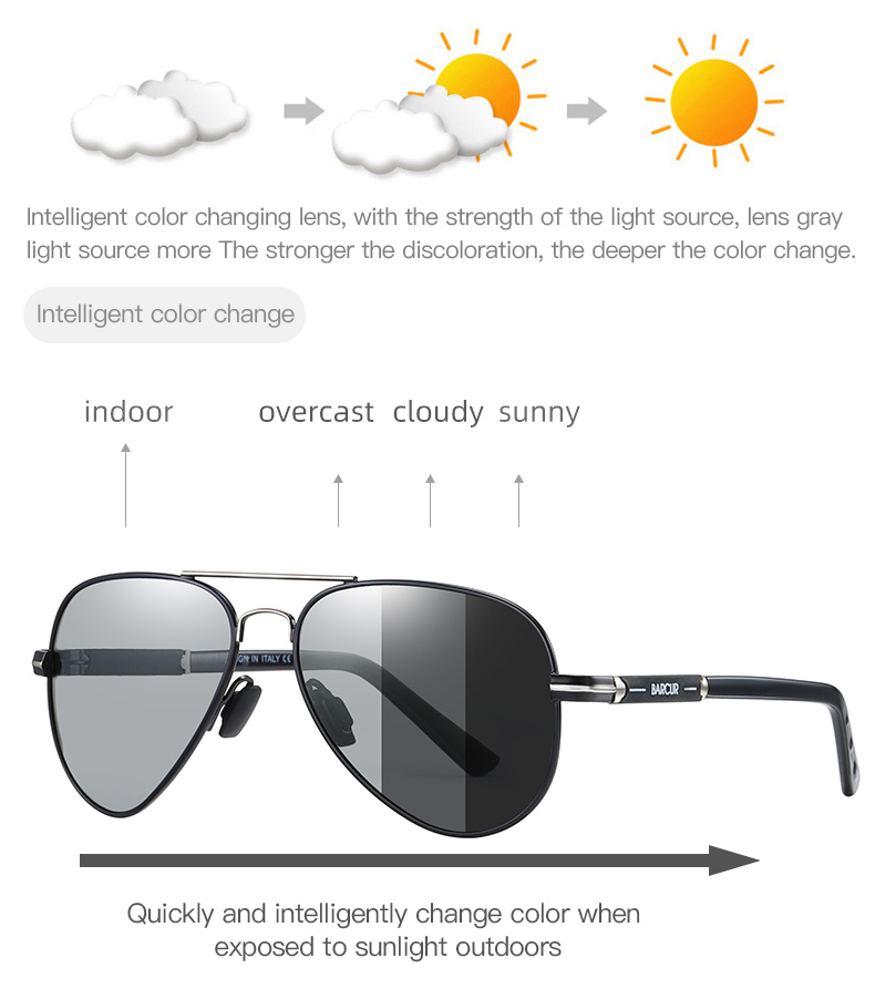 BARCUR Polarizzati Mens Occhia - Sunglasses Aviator Polarized recensione e prezzo
