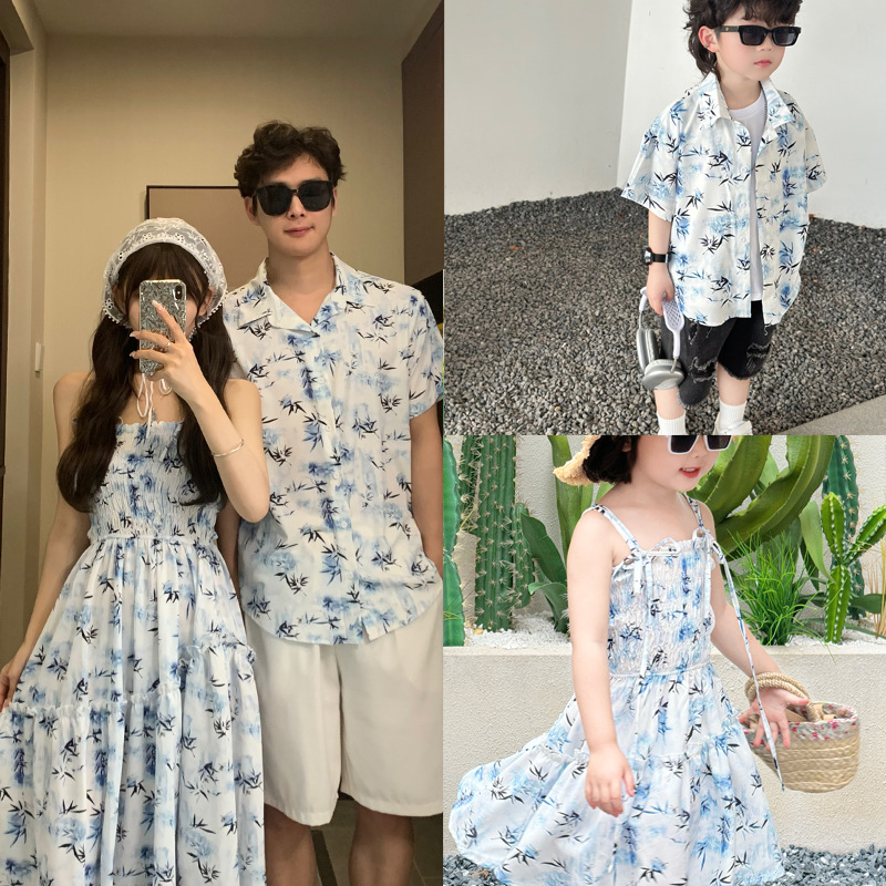 Resort coppia Look genitori e  - Resort Shirt Floral recensione e prezzo