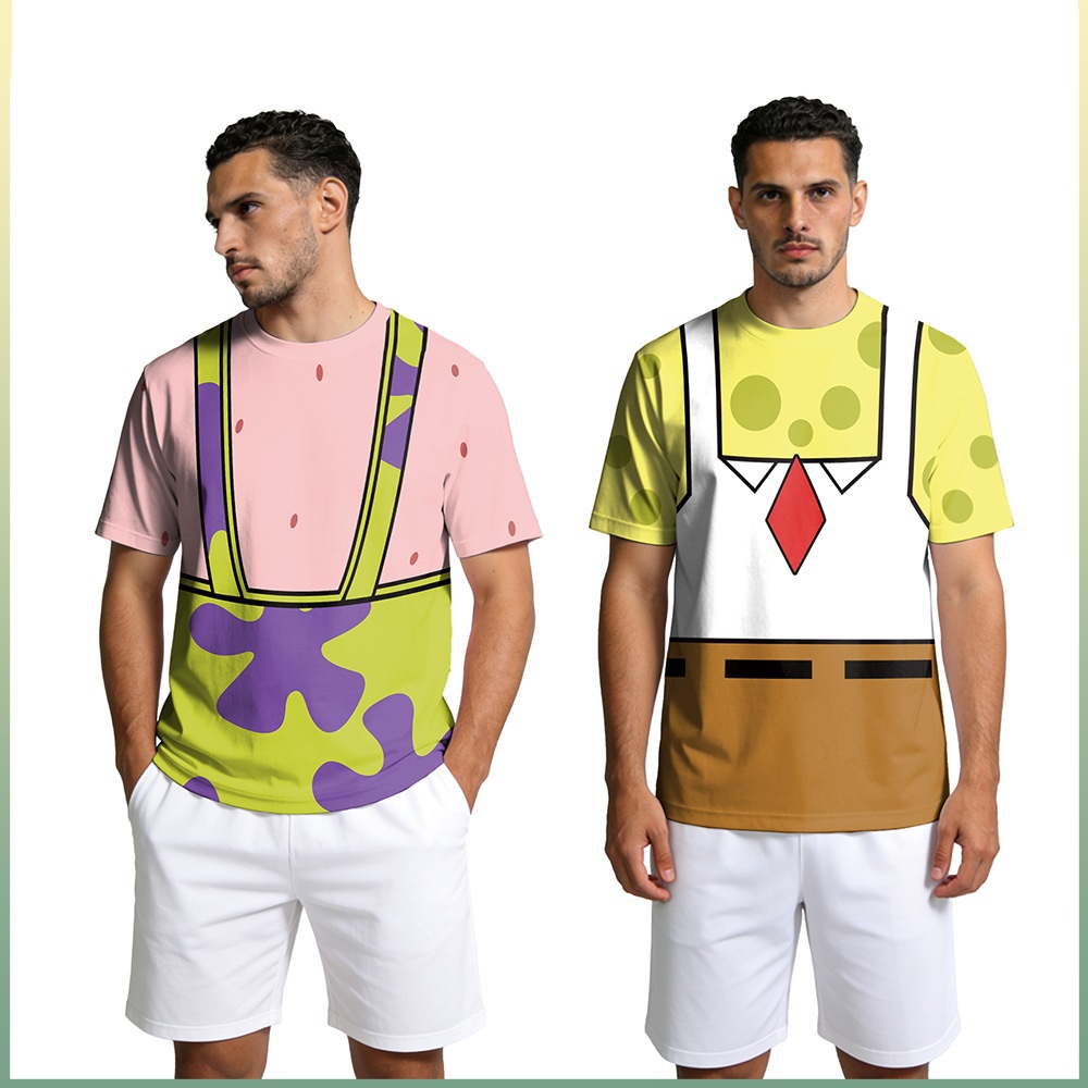 T-shirt cosplay Sponge & Patri - Tee Graphic Print recensione e prezzo